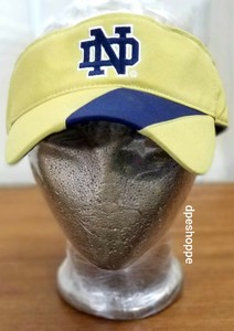notre dame visor cap