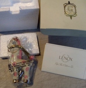 baby's first christmas giraffe ornament