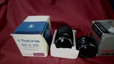 TOKINA SZ-X 210 70-210mm f/4-5.6 CAMERA LENS/ PENTAX A50mmF2  LOT