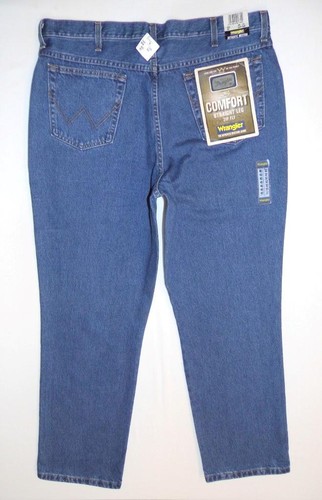 WRANGLER - Jeans uomo NUOVI vintage Ohio relaxed comfort fit 40"W x 32"L blu made UK - Foto 3 di 6