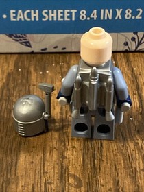 Star Wars Lego JANGO FETT Minifigure SW0468 75015 Smile Near Mint