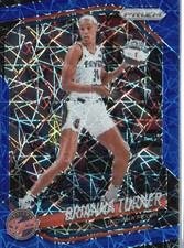 2025 Panini Prizm WNBA #105 Brianna Turner Blue Velocity Prizms