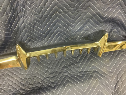 Used Original 1956 56 Dodge Chrome Hood Ornament 1646429 Molding Emblem - Picture 6 of 10