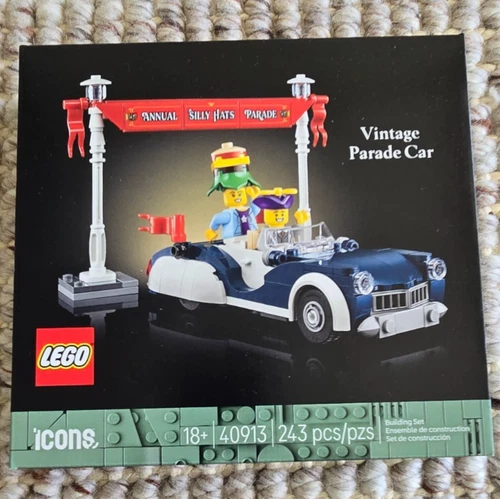 LEGO Icons 40913 Vintage Parade Car – 2026 GWP Promo Set – NEW Sealed – 243 pcs