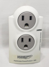 Monster Power Flat Screen Power Protect 200 Surge Protector 2-Outlets 1100J