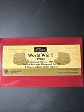 BRITAINS 17820 FRENCH WORLD WAR ONE INFANTRY METAL SOLDIER COMMAND SET 1 B0892