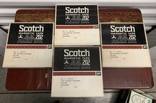 4-Scotch Reel to Reel tapes 1/4inx1200 ft. unused