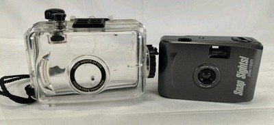 Snap Sights Optics Underwater Camera Case Focus Free 28mm Lens 100 Ft Depth