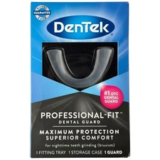 DenTek Professional Fit Dental Guard Maximum Protection + Storage Case BRAND NEW