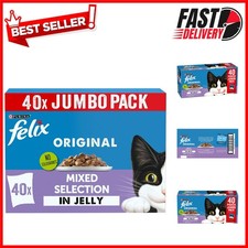 Nutritious Jelly Wet Cat Food 40x85g - Supports Immune Health & Balanced Diet 5.59 per kilo