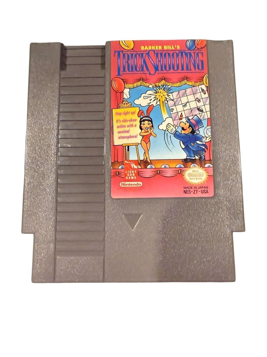 Barker Bill's Trick Shooting NES Nintendo Video Game Light Gun | eBay