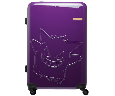 Pokemon Suitcase Gengar Hard Carry Case Zipper TSA Lock 62L