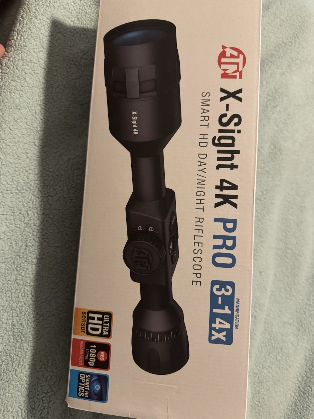ATN X-Sight 4K Pro 3-14x Smart Day/Night Rifle Scope Ultra H