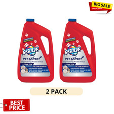 2Pk Resolve Pet Stain Cleaner 60oz Steam Machine Carpet Odor Remover Concentrate
