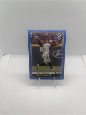 Ozzie Albies 2020 Topps Big League Blue Parallel
