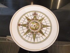 Sch&ouml;ner Wandteller Royal Copenhagen alte Kompasse F, Meyer Gl&uuml;ckstadt 1787