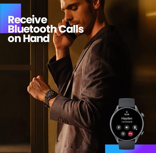 A2040 Amazfit GTR 3 Pro Smartwatch 1.45mm Infinite Black. New-Factory Sealed - Picture 5 of 16
