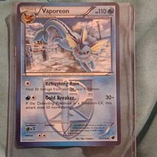 Pokémon Vaporeon Plasma Freeze 20/116 Team Plasma Uncommon Regular 110 HP Card