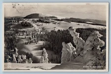 Baden-Württemberg Germany Postcard Winter in the Black Forest 1930 RPPC Photo