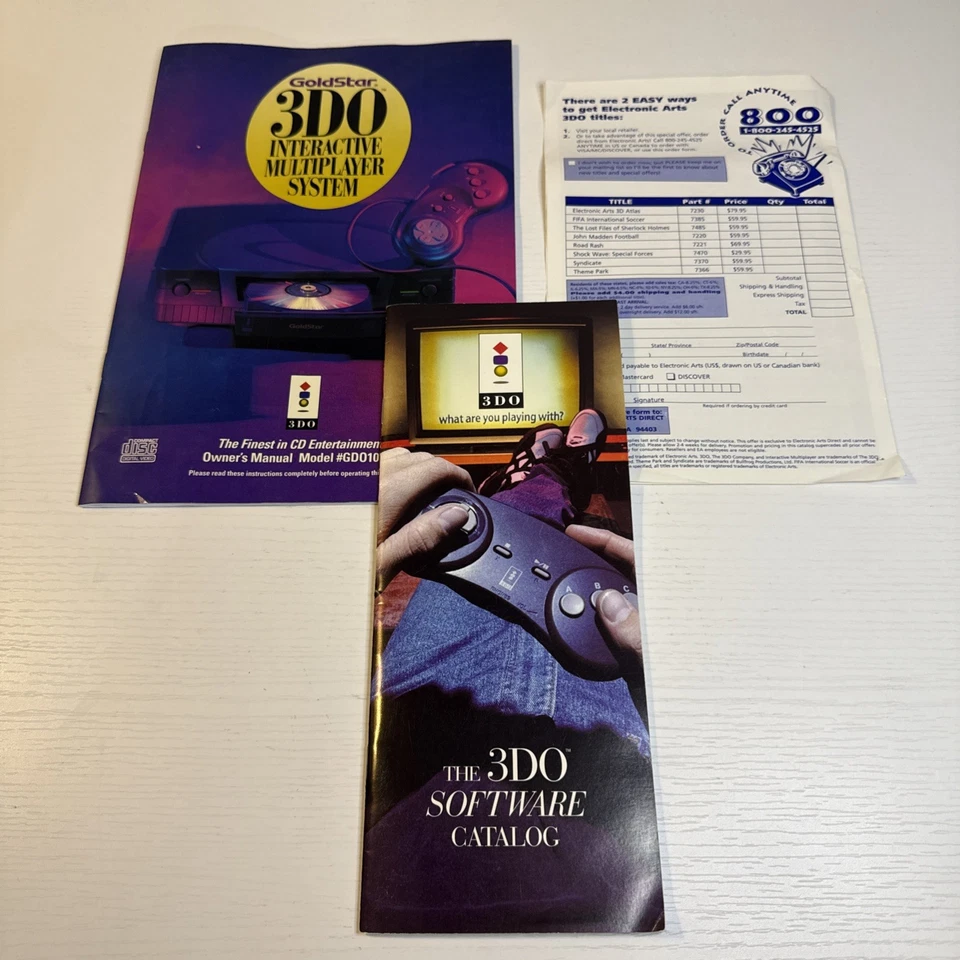 Goldstar 3DO Console w/ OEM Controller, Box & Foam - Matching Serials *READ* - Image 3 of 4