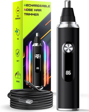 Nose Hair Trimmer for Men and Women, USB Rechargeable Electric Facial and Ear Ha