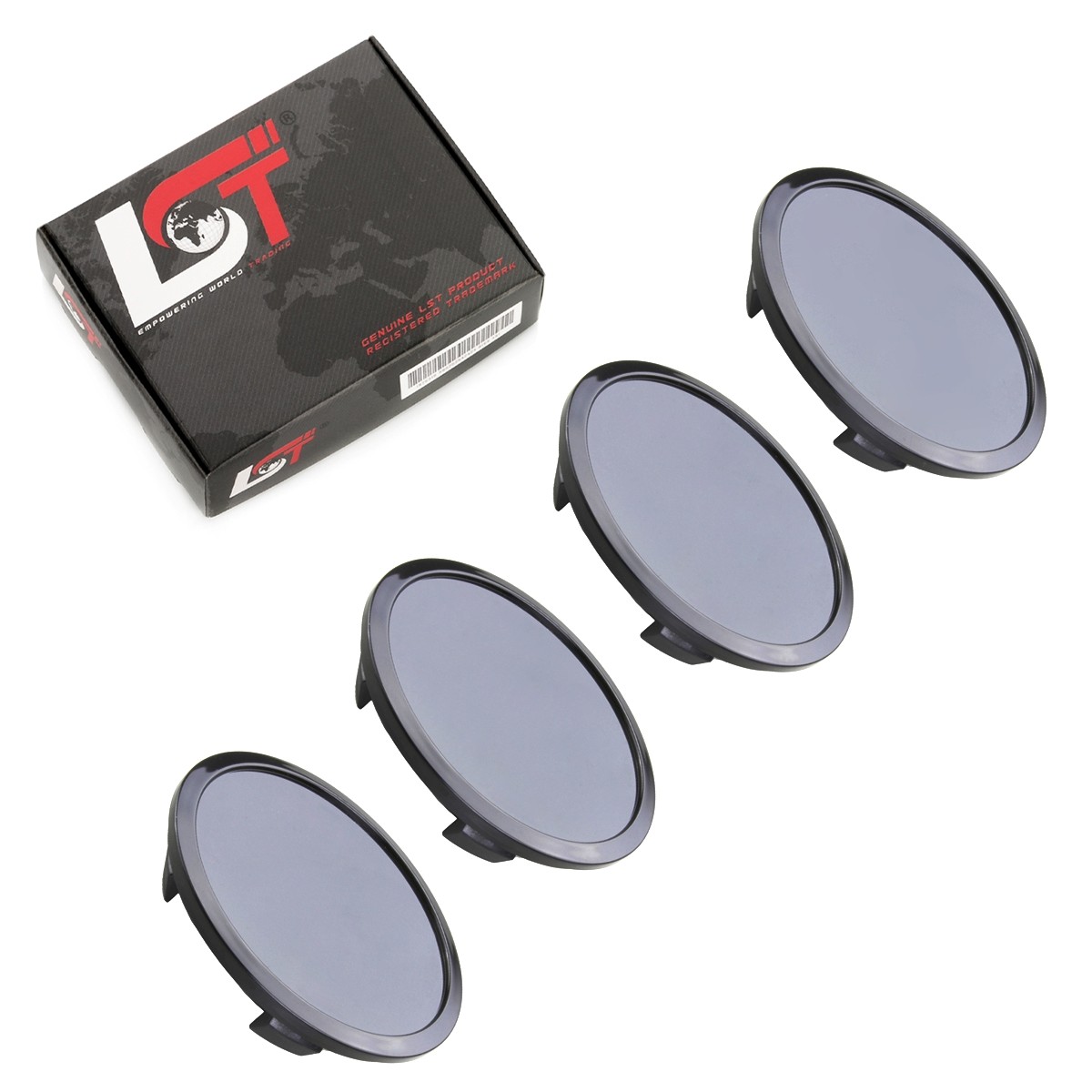 4X Wheel Center Caps Cover Black Ø 68.5Mm For SUBARU