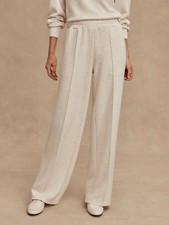 NWT Varley The Wide Leg Pants 30 DoubleSoft fabric Women's Size XXS - Ivory