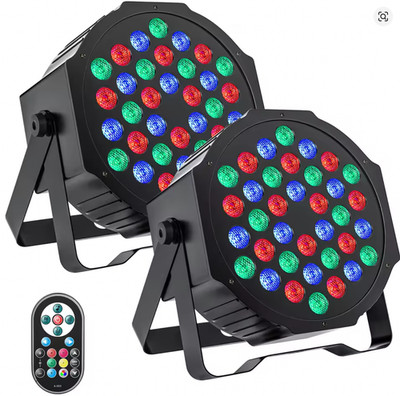 U'King 2PCS Party Licht Par Licht 36 LEDs RGB DMX Bühne Effekt Beleuchtung Bühne