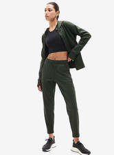 Athleta Women's Unstoppable Fleece Lined Full Zip Jacket NWT Small Elm-Green