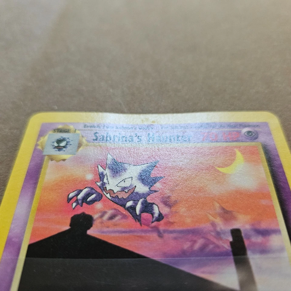 1st Edition Sabrina’s Haunter - Pokemon Gym Challenge 55/132 - First Ed - Image 2 of 4