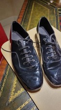 men's Very Fine brand ballroom dancing shoes 9 black patent leather