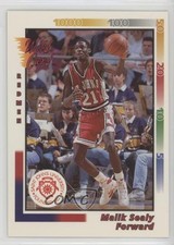 1992-93 Wild Card Malik Sealy #P-6 Rookie RC 0o9. rookie card picture