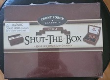 Front Porch Classics Shut-The-Box Dice Game Strategy Complete Game