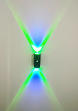LED RGB Wandleuchte Innen Schwarz Up & Down, ...