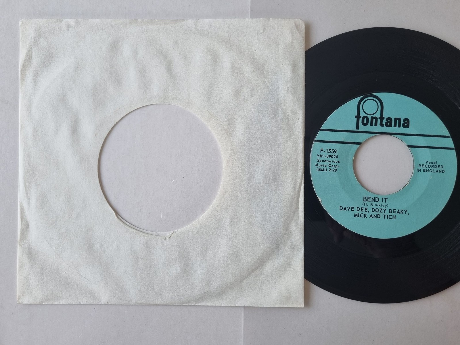 Dave Dee, Dozy, Beaky, Mick & Tich - Bend It 7'' Vinyl US