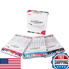 Zebra Technologies Zebra Clickart Water-Based Pen 36 Colors Set Wyss22-36C