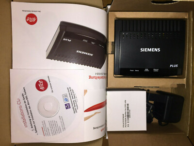 MODEM  Siemens C2 010-I ADSL Splitter Ethernet Netzteil + Anleitung Neu & OVP
