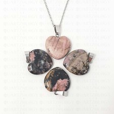 Love Heart Chakra Necklace Healing Quartz Reiki Crystal Point Cut Pendant Chain