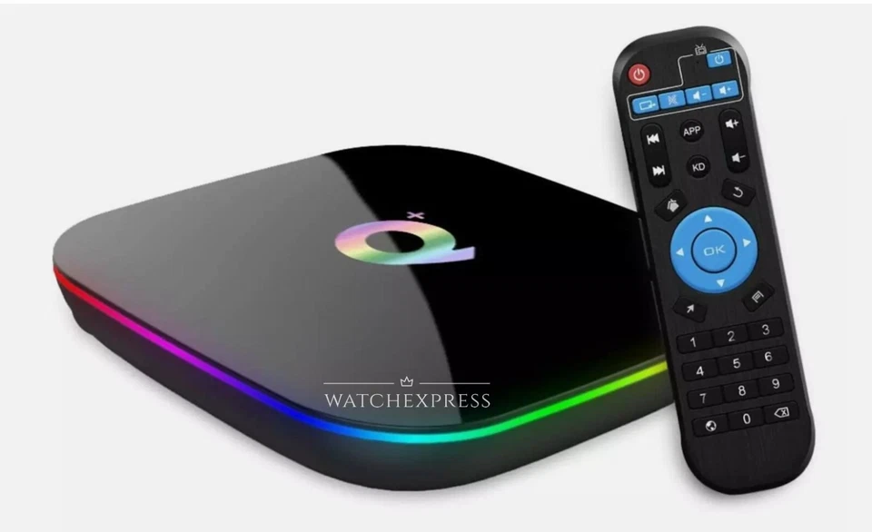 Android Smart TV Box Q Plus 12.0 WiFi 5G 8K QuadCore 8GB + 64GB Rom Full HD NEW - Immagine 2 di 4