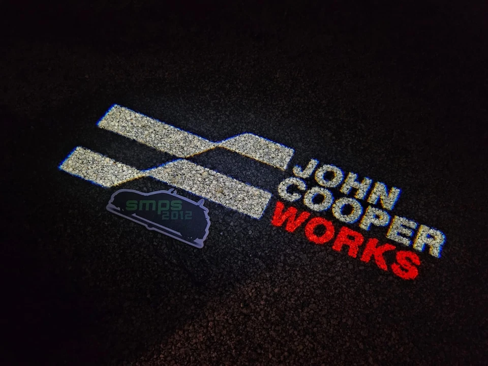 For Mini John Cooper Works Door Projector Puddle Lights JCW - F56 F57 - Image 3 of 4