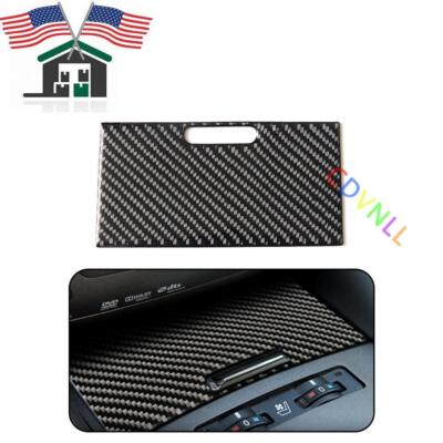 Carbon Fiber Ashtray Panel Cover Trim For Lexus IS250 IS350 2006-2012 – Black Self-Adhesive Sticker