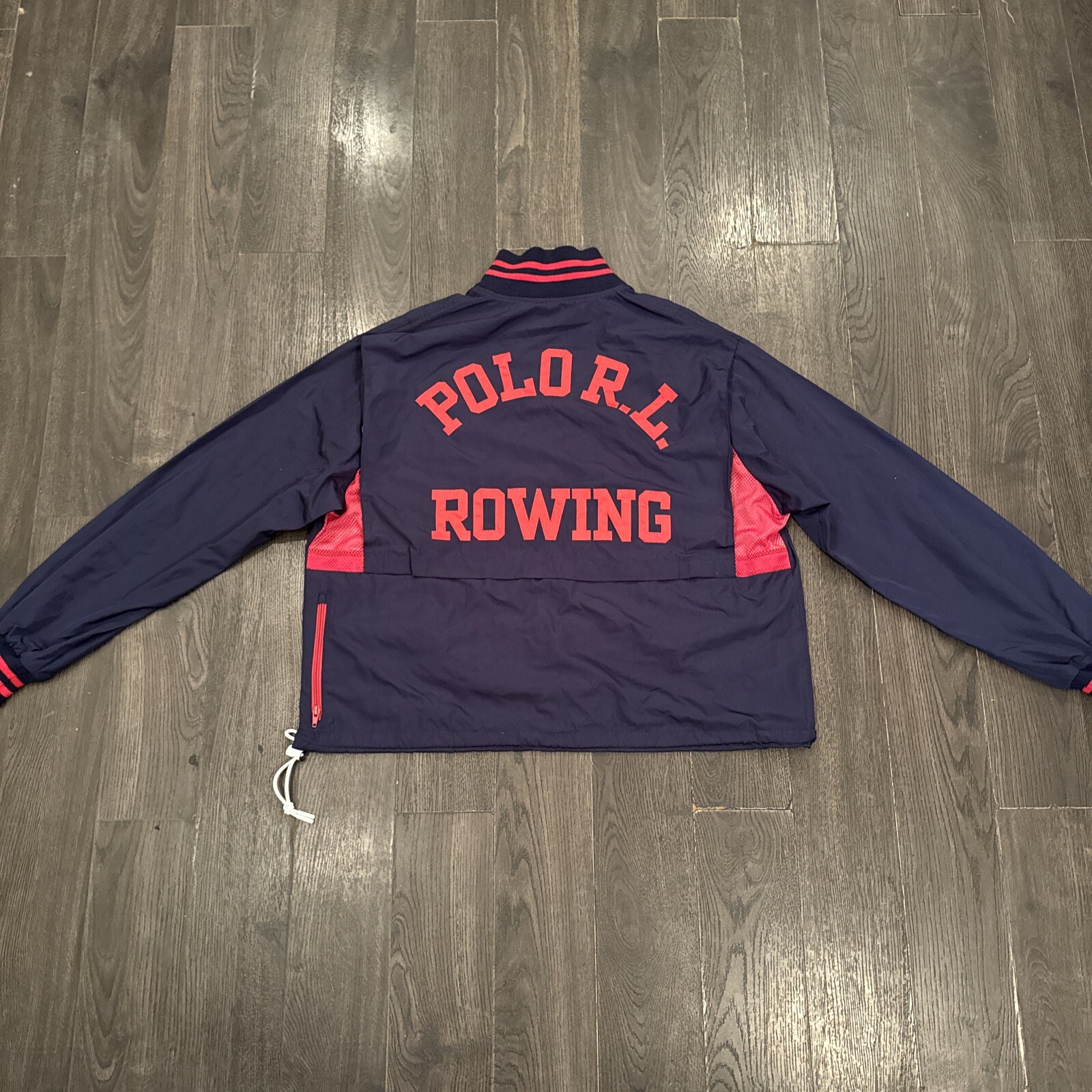 FILA Polo RL Giacca da Canottaggio Taglia Large Uomo Ralph Lauren Rara Uomo