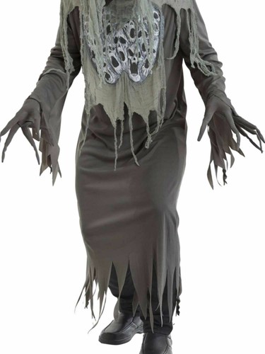 Wailing Ghost Child Halloween Costume Size M 8-10 (TUB L-29) - Picture 4 of 4