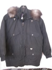 Tyrolia Skiwear Ladies 12 Full Zipper Removable Hood Black Ski Jacket By Head