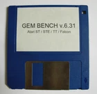 GEM BENCH 6.31 software floppy disk utility for ATARI ST STF STE TT / FALCON