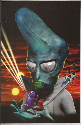 TROVER SAVES THE UNIVERSE #3   Frankie s Comics Exclusive   VIRGIN VARIANT