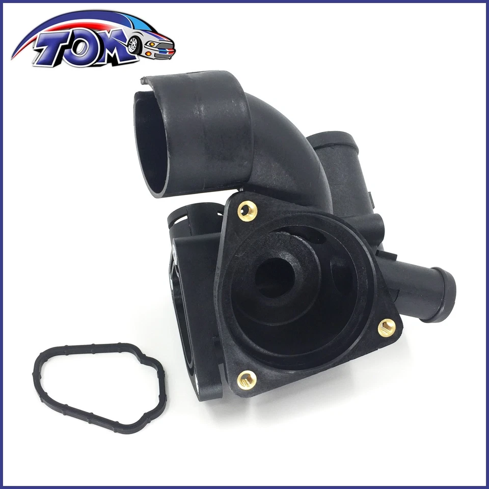 Carcasa termostato nueva para 99-09 Audi A3 TT VW EOS Eurovan Golf Jetta R32 Foto 2 de 4