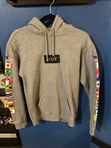 huf peaking pullover moletom com capuz