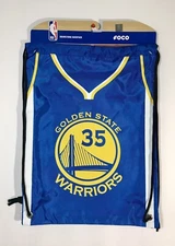 NBA Forever Collectibles Kevin Durant Warriors Backpack Drawstring One Size Blue
