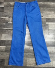 Dickies 34x33 33x32 Men Blue Vintage Work Panel Vaquero Stitch Denim Jean